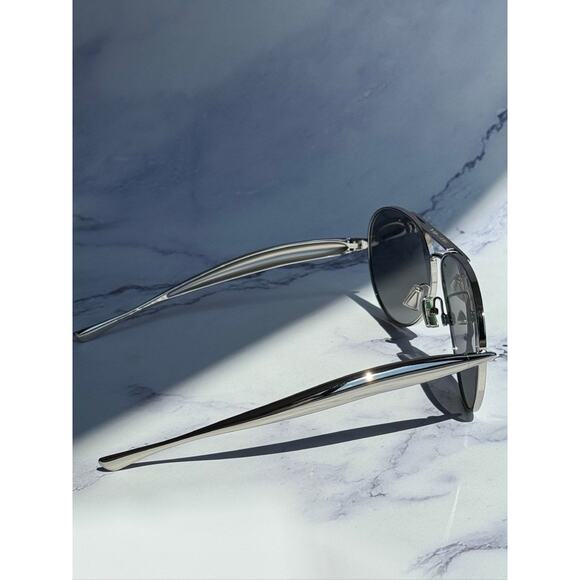 NEW Bottega Veneta BV1305S Sardine Silver Mirror Aviator - Picture 5 of 7